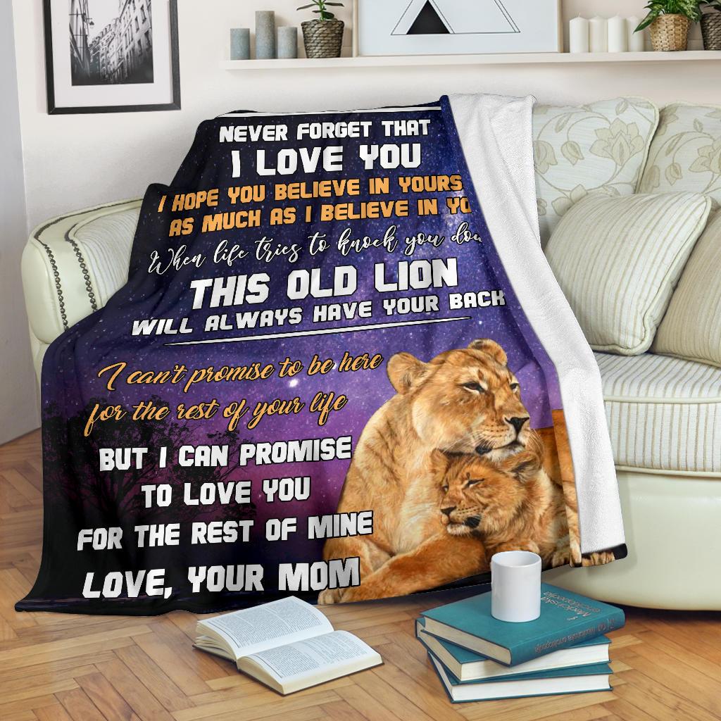 This Old Lion Premium Blanket