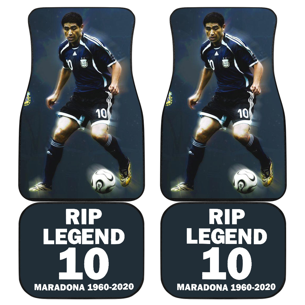 Diego Armando Maradona 10 Rip 1969 2021 60 Car Floor Mats Custom Car Accessories Car Decor 2021