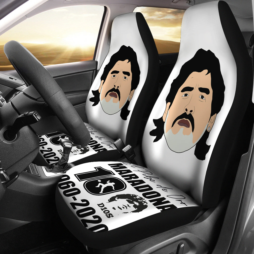 New Funny Diego Armando Maradona 10 Rip 1969 2022 Car Seat Covers Gift For Fooball