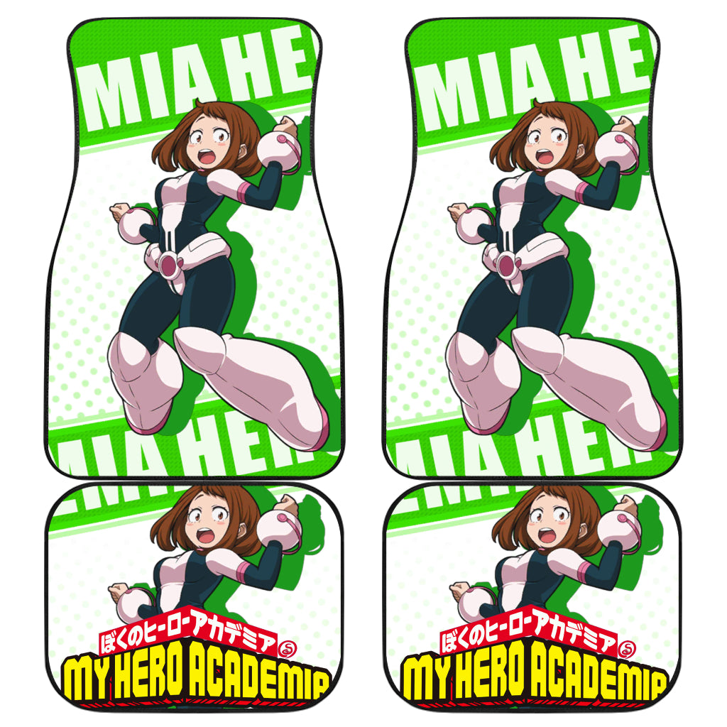 Ochako Uraraka 7 Anime Car Floor Mats Custom Car Accessories Car Decor 2022