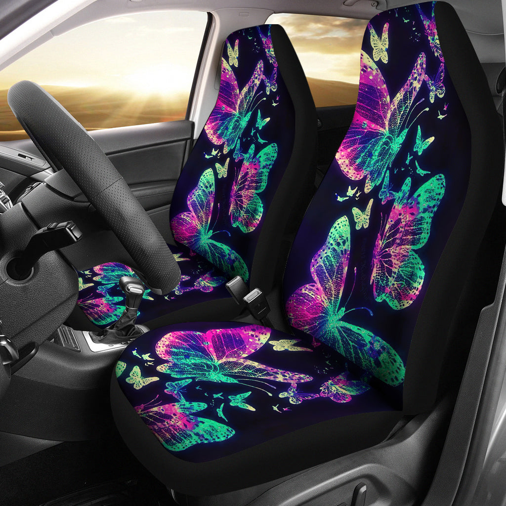 New Rainbow Butterfly Car Seat Covers