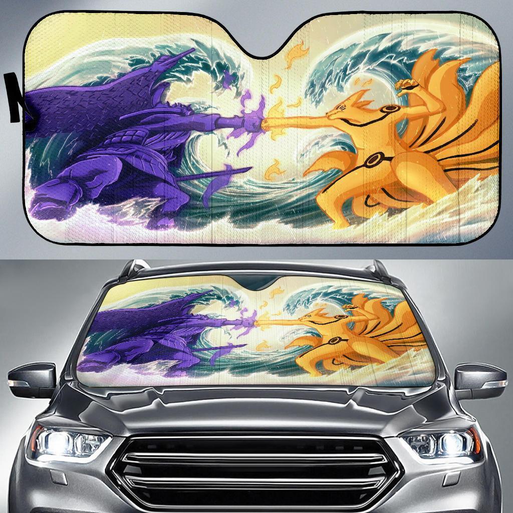 Naruto Vs Sasuke Car Sun Shades 1 Amazing Best Gift Ideas 2021