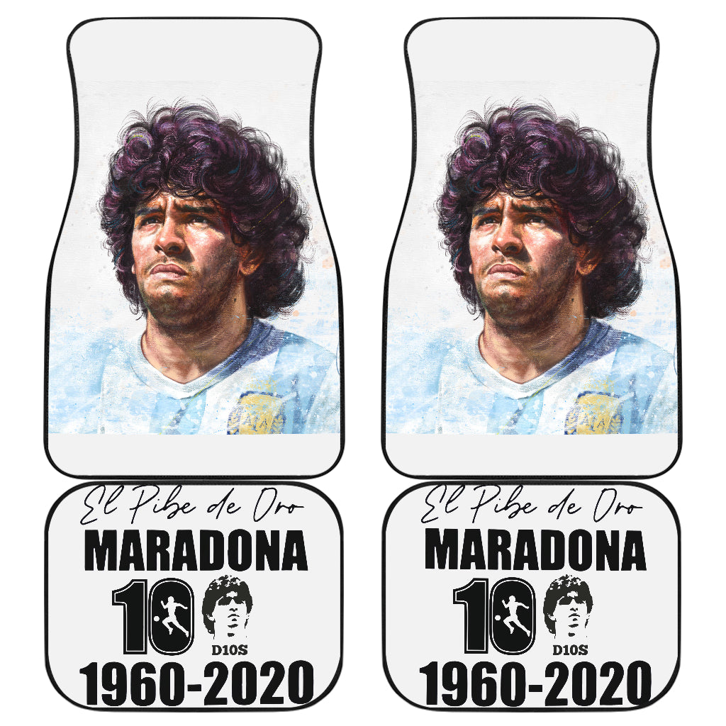 Diego Armando Maradona 10 Rip 1969 2022 51 Car Floor Mats Custom Car Accessories Car Decor 2022