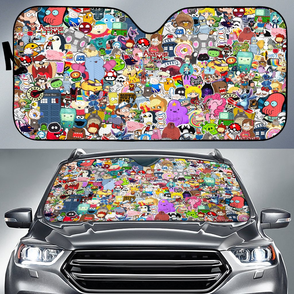 Cartoon Animation Car Sun Shade Gift Ideas 2022