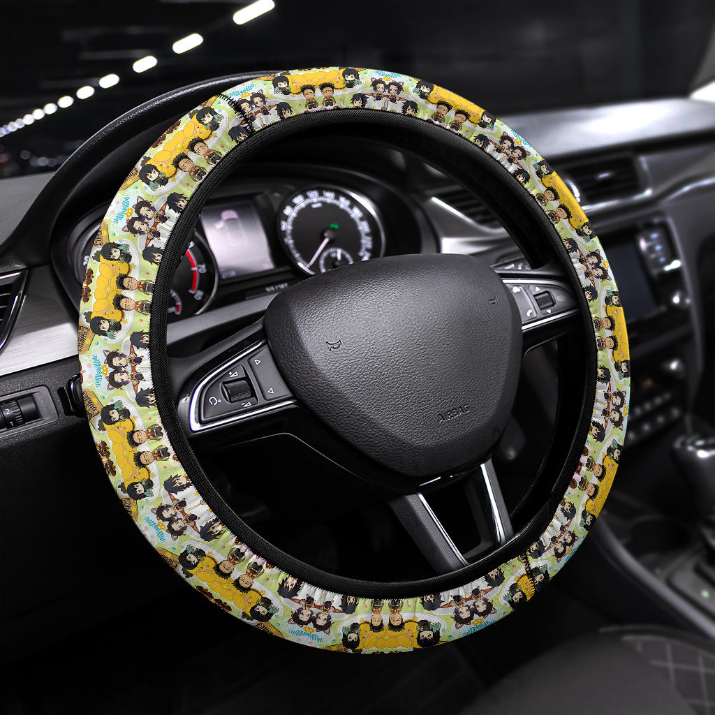 Demon Slayer Anime Car Steering Wheel Cover 2