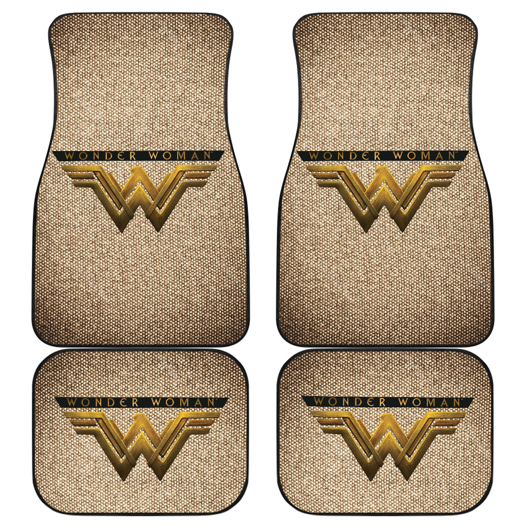 Wonder Woman Logo Dc Comics Car Floor Mats Custom Car Accessories Car Decor 2021