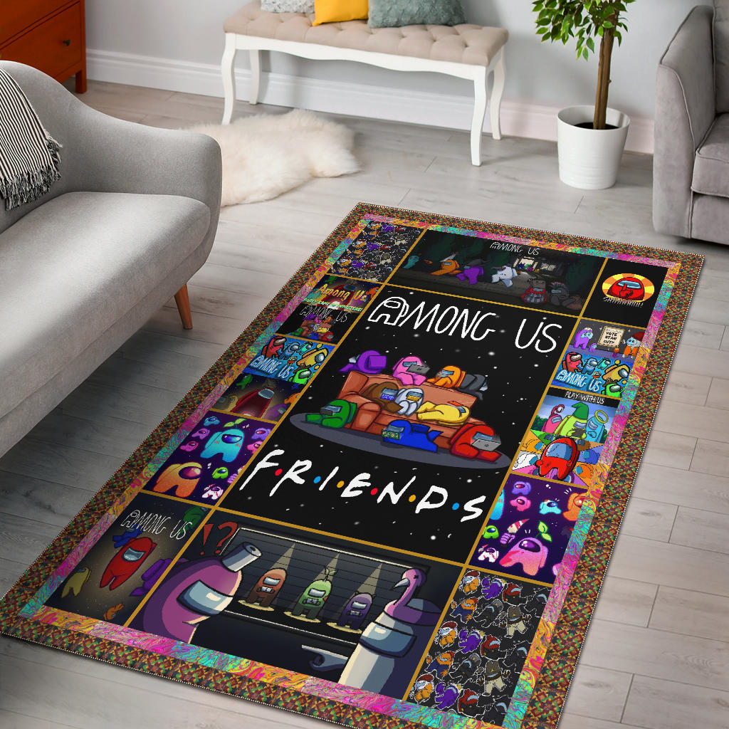 Among Us Friends Carpet Area Rug