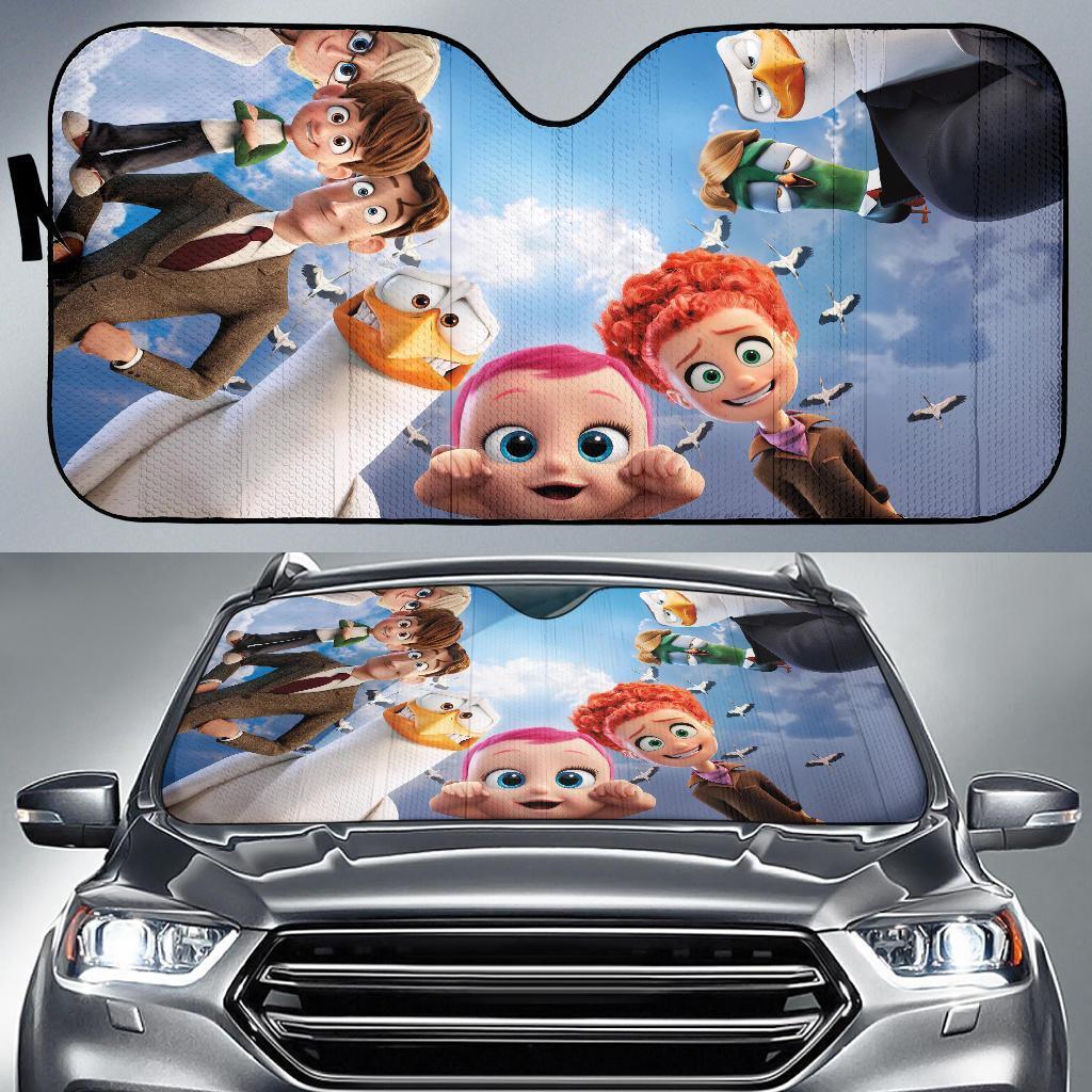 Storks Cute Auto Sun Shades Amazing Best Gift Ideas 2022