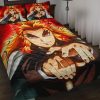 Demon Slayer 8 Anime Quilt Bed Set Pillow Case Amazing Decor Gift Ideas