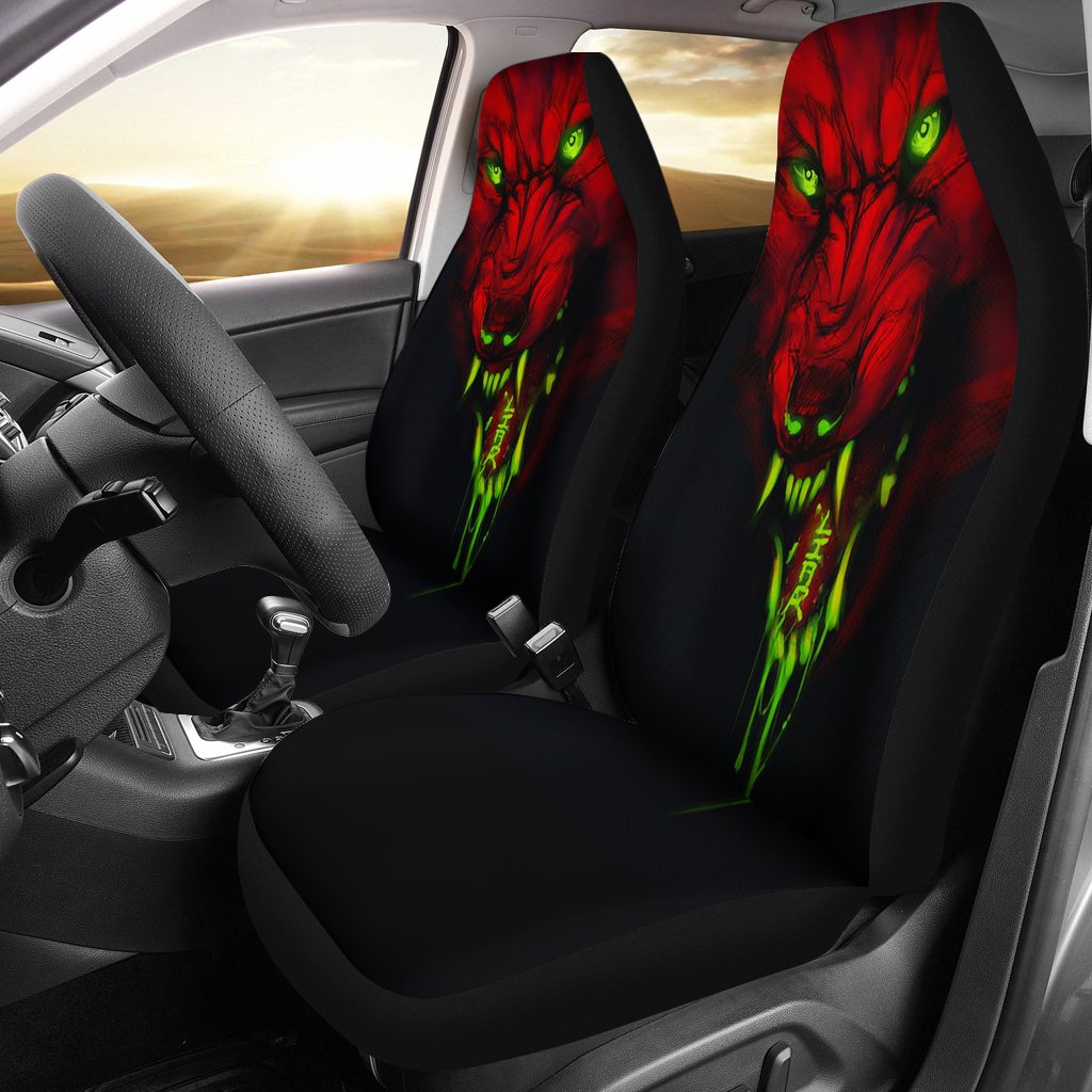 Red Wolf Seat Covers