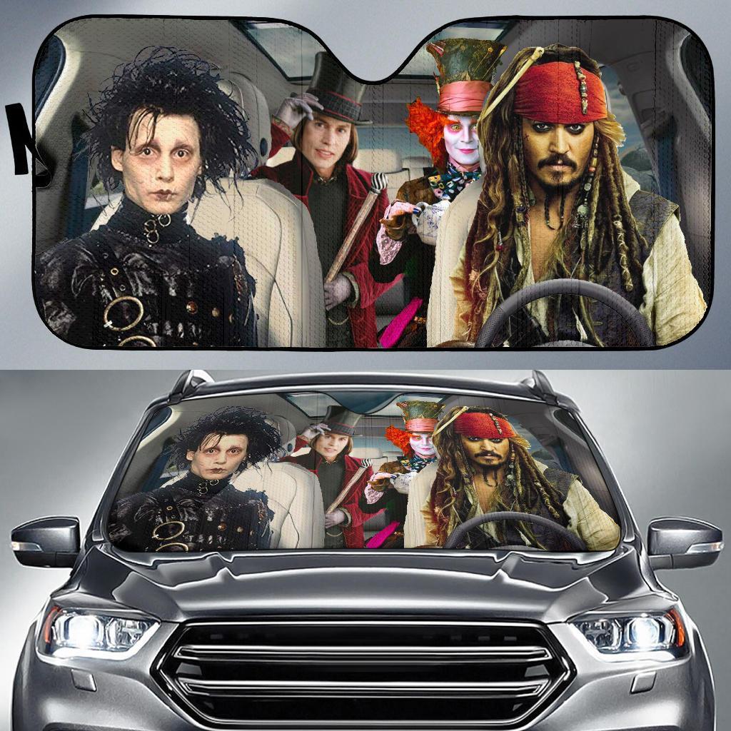 Johnny Depp Auto Sun Shades Amazing Best Gift Ideas 2022