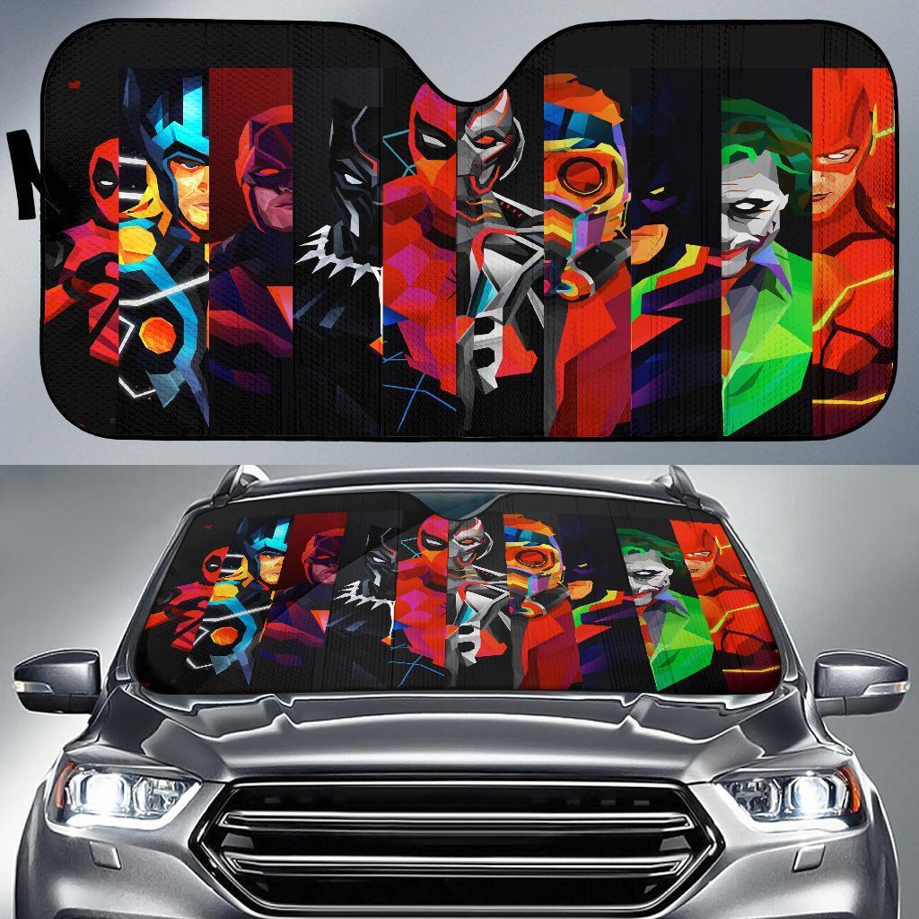 Super Heroes Car Sun Shades Amazing Best Gift Ideas 2022