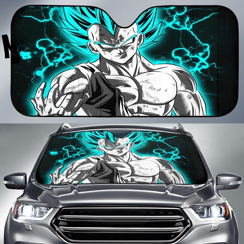 Vegeta Blue Car Sun Shades Amazing Best Gift Ideas 2022