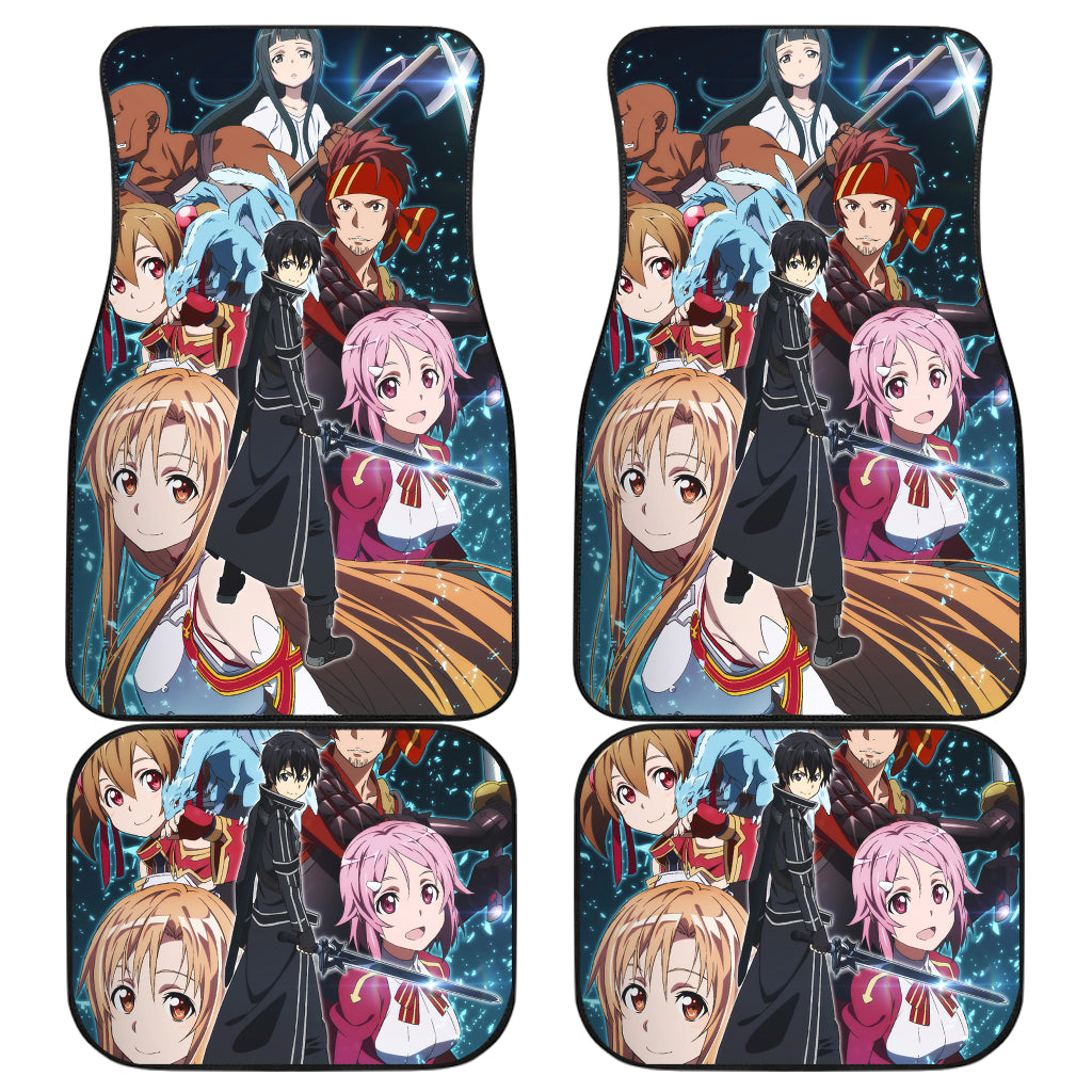 Sword Art Online Anime 16 Car Floor Mats Custom Car Accessories Car Decor 2022