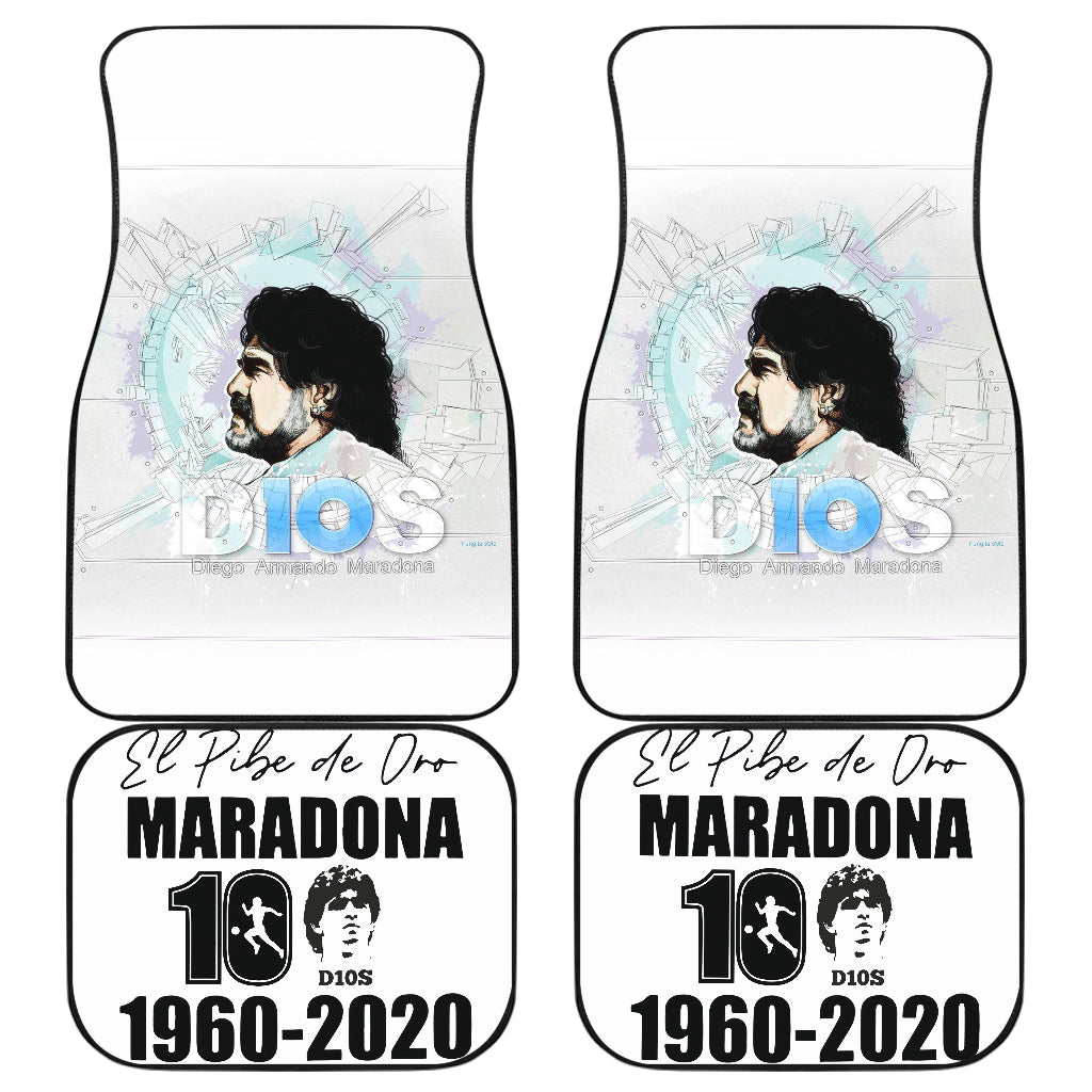 Diego Armando Maradona 10 Rip 1969 2022 74 Car Floor Mats Custom Car Accessories Car Decor 2022