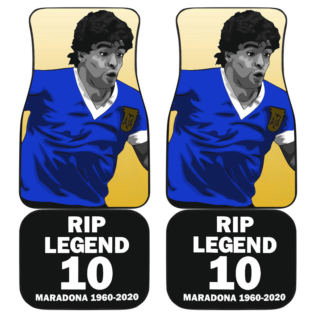 Diego Armando Maradona 10 Rip 1969 2021 58 Car Floor Mats Custom Car Accessories Car Decor 2021