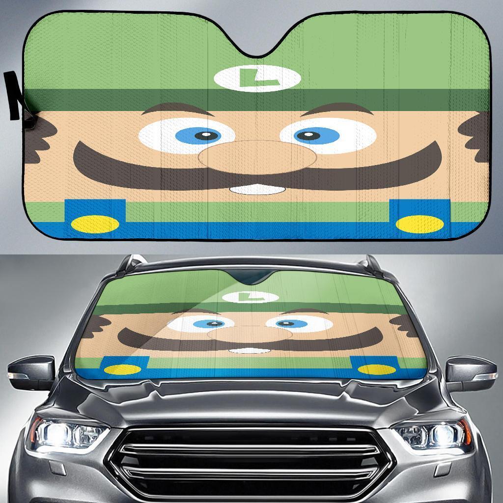 Mario Green Car Sun Shades Amazing Best Gift Ideas 2022