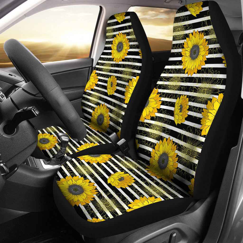 Sunflower Hd Car Seat Covers