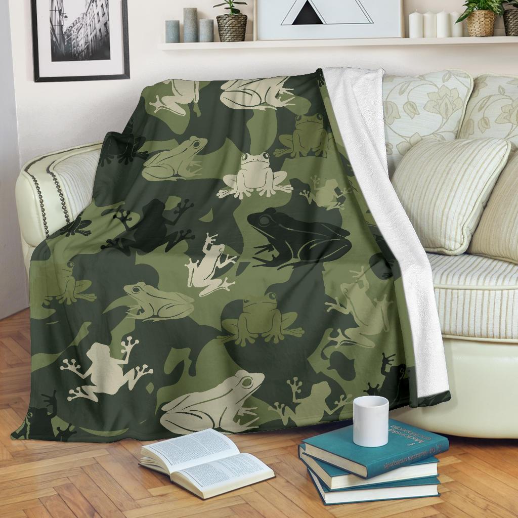 Camo Frog Premium Blanket