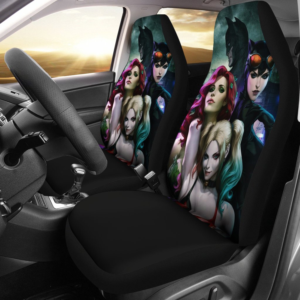 Batman Mera Harley Queen Cat Woman Seat Covers