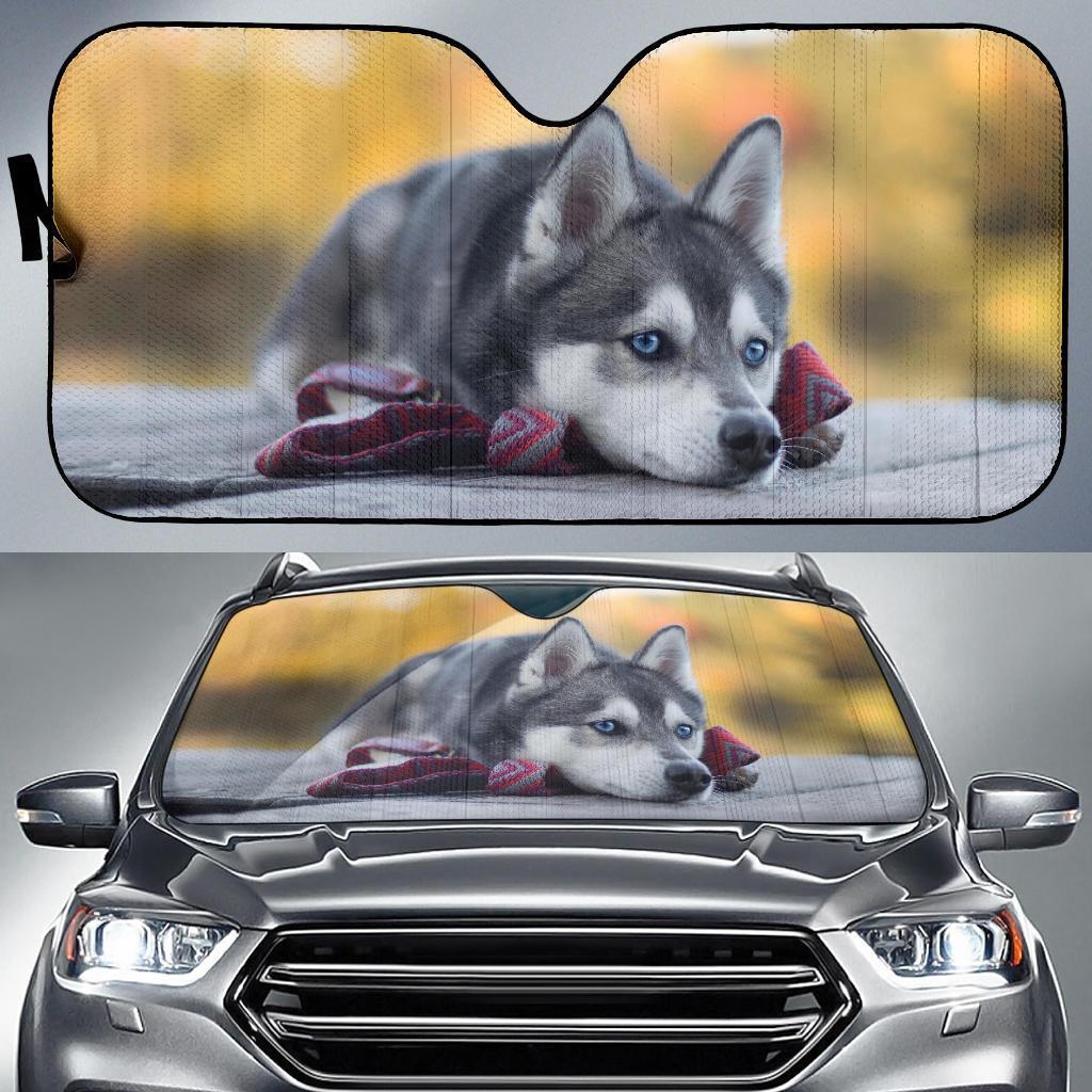 Cute Husky Car Sun Shades Amazing Best Gift Ideas 2022