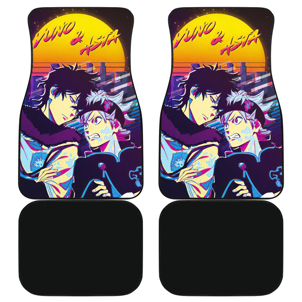 Asta And Yuno Black Clover Car Floor Mats Custom Car Accessories Car Decor 2022