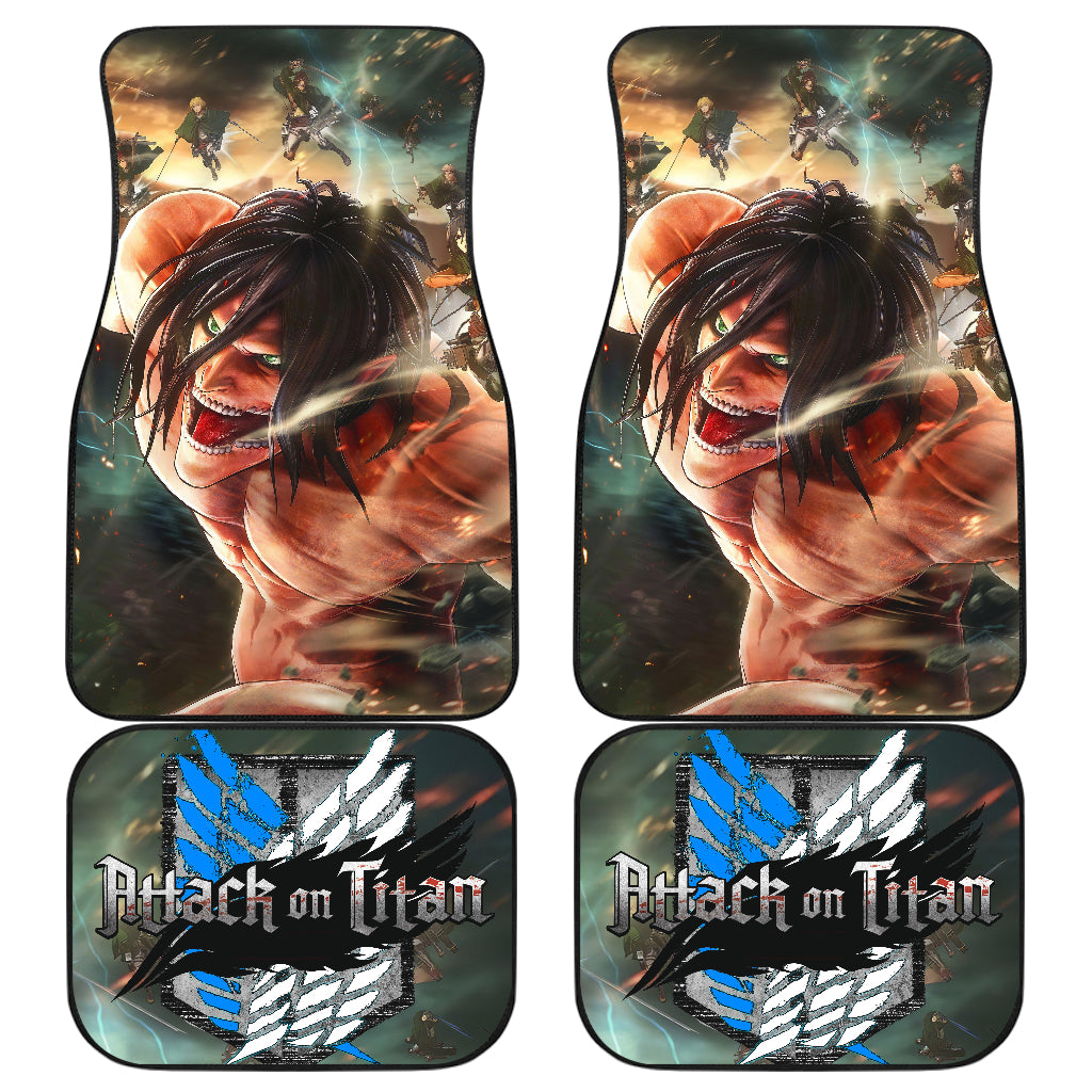 Attack On Titan 31 Anime Car Floor Mats Custom Car Accessories Car Decor 2022