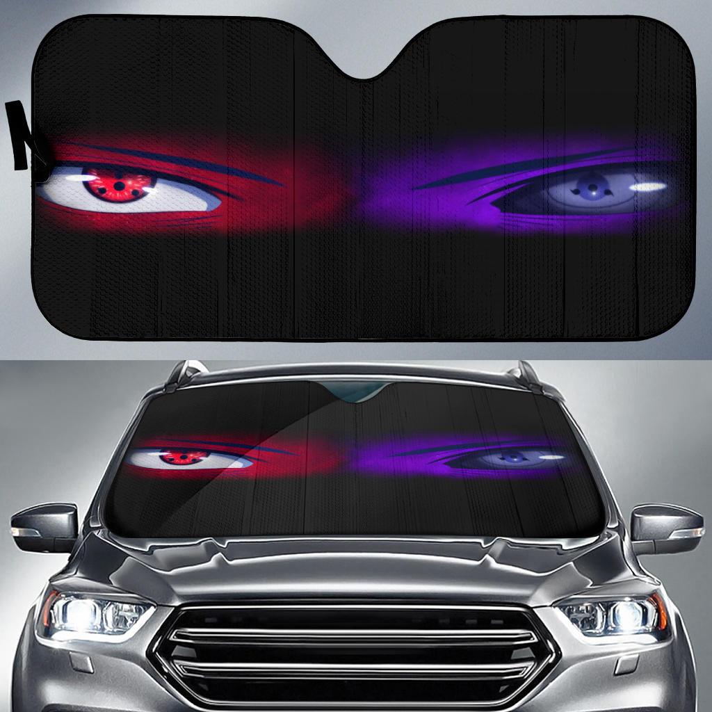 Sharingan Eyes Red And Purple Auto Sun Shades Amazing Best Gift Ideas 2022