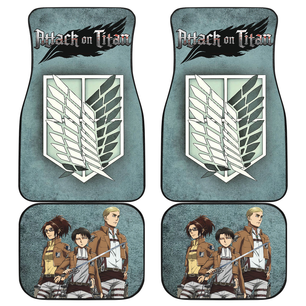 Attack On Titan 28 Anime Car Floor Mats Custom Car Accessories Car Decor 2021