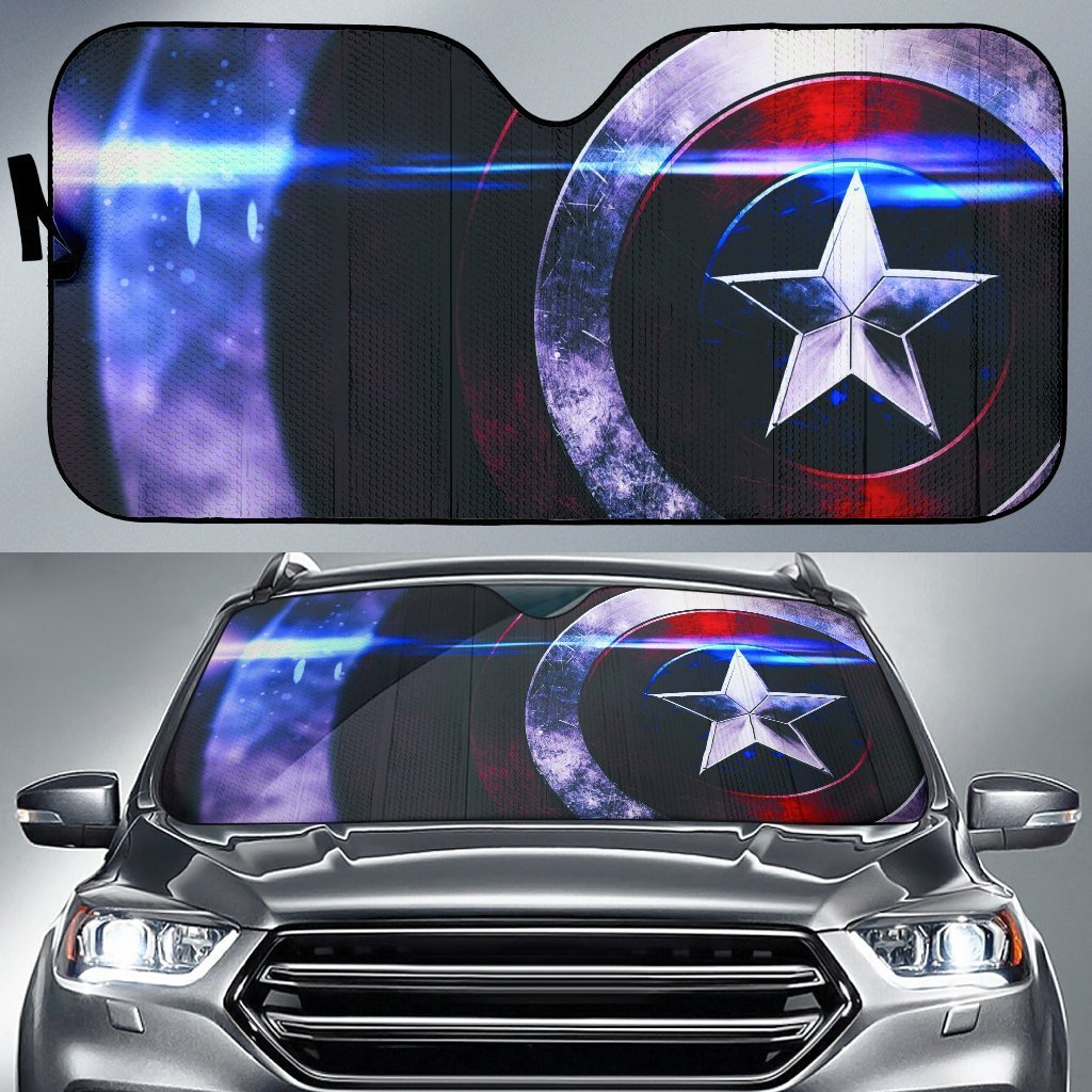 Captain America Shield Auto Sun Shades Amazing Best Gift Ideas 2021