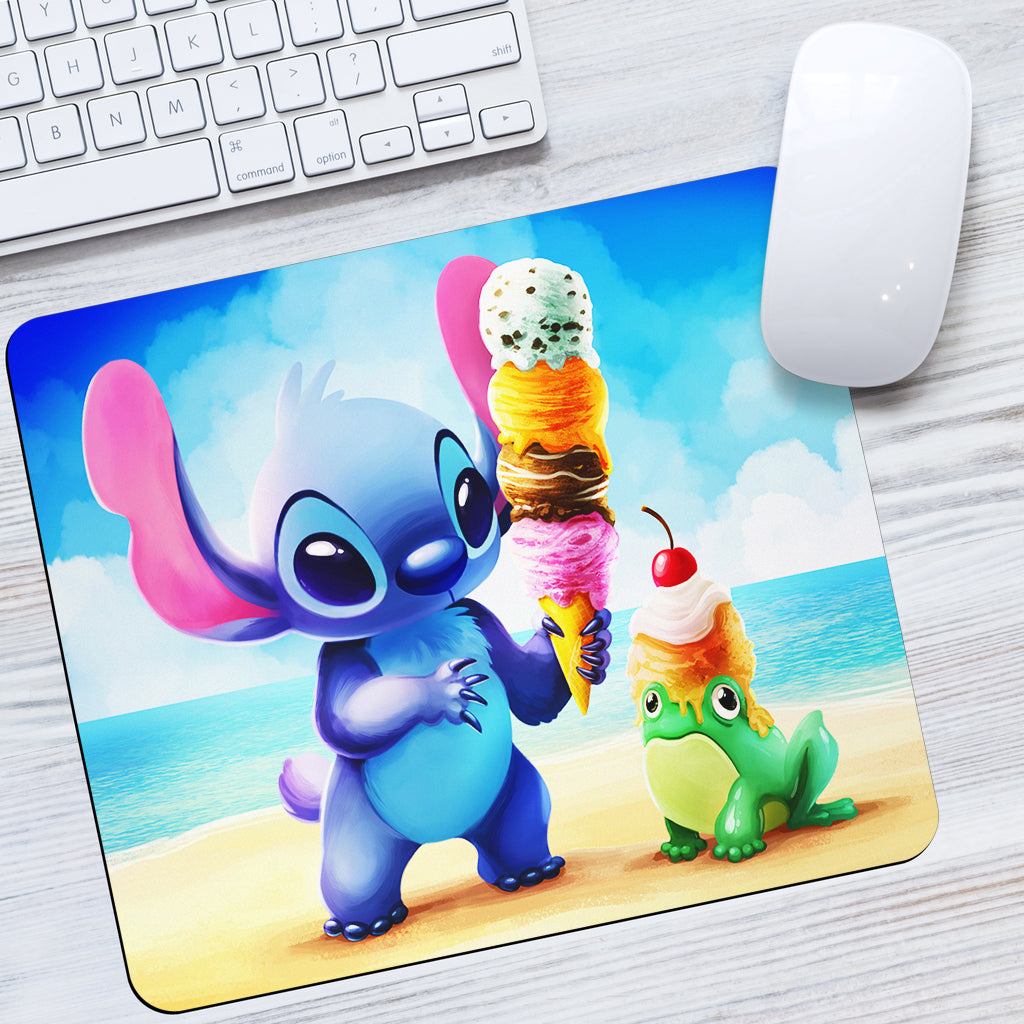 Stitch On The Beach Mouse Pads Office Decor Office Gift 2022
