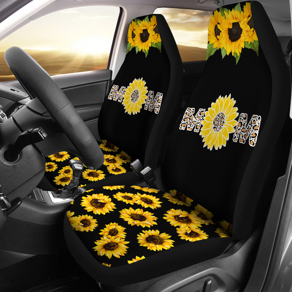 Mom Sunflower Car Seat Covers