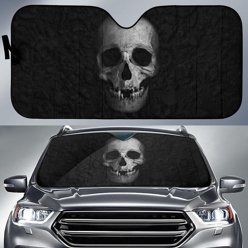 Skull Hd 5K Car Sun Shade Gift Ideas 2022