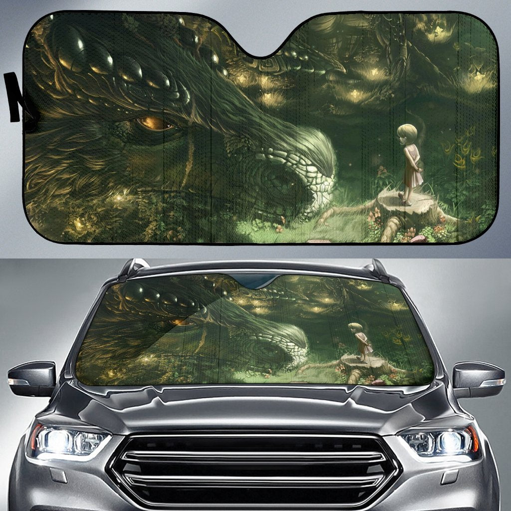 Little Girl And Dragon Sun Shade Gift Ideas 2022