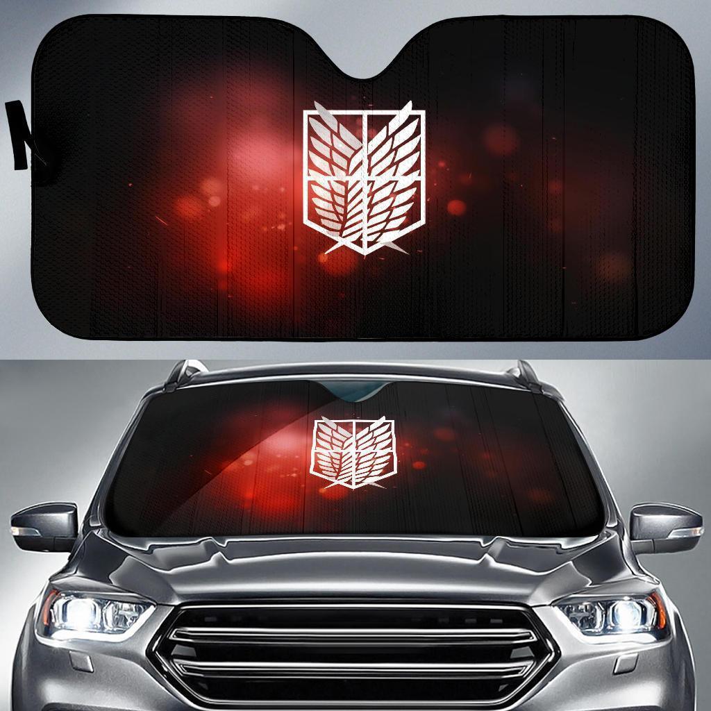 Attack On Titans Logo Car Sun Shades Amazing Best Gift Ideas 2022
