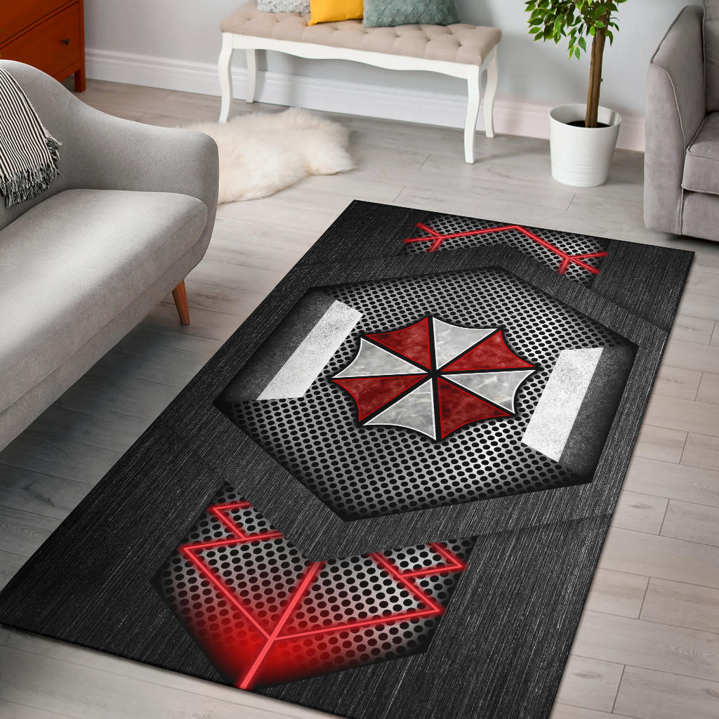 Resident Evil Umbrella Area Rug Carpet Room Decor