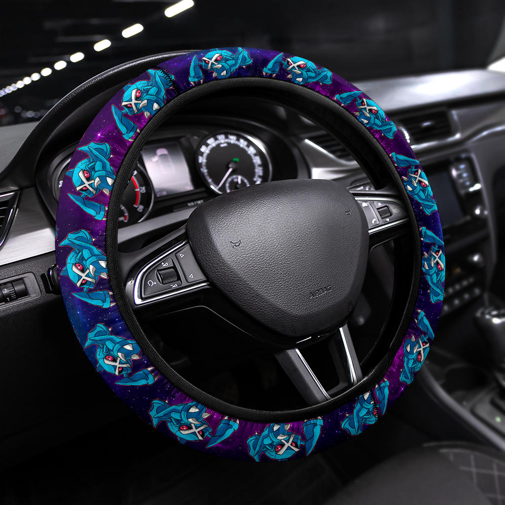 Metagross Pokemon Anime Custom Car Steering Wheel Cover