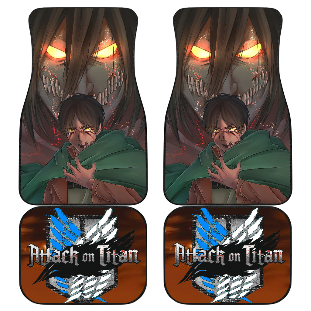 Attack On Titan 35 Anime Car Floor Mats Custom Car Accessories Car Decor 2022