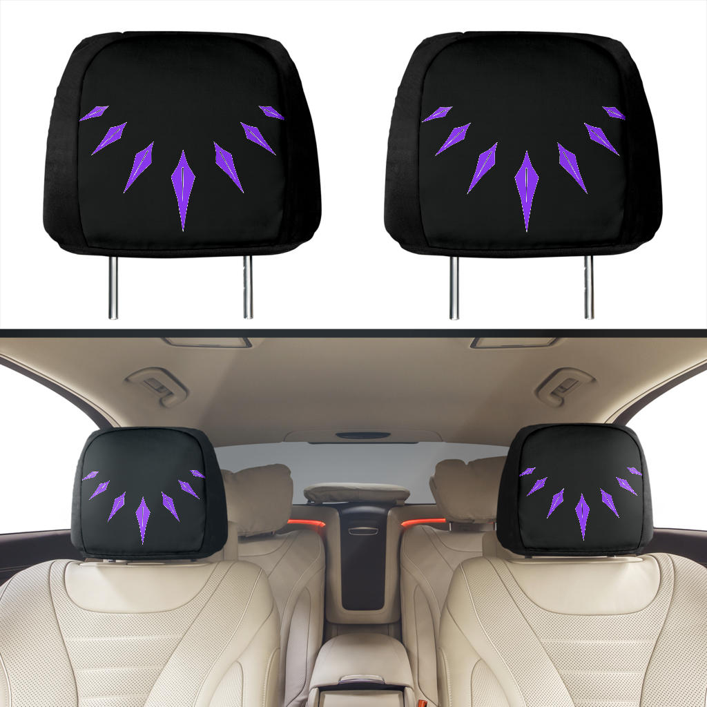 Black Panther Car Seat Headrest Cover