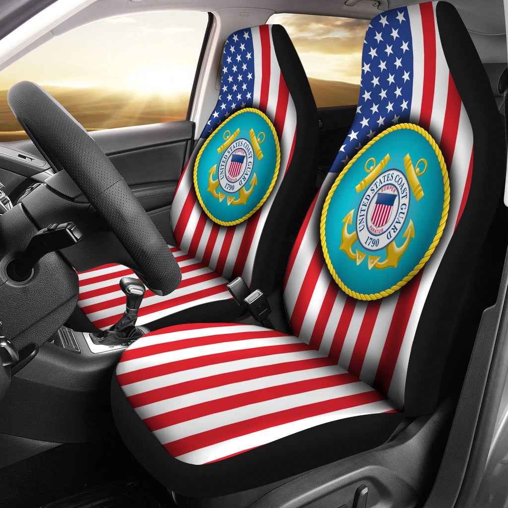 United States Coast Guard Car Seat Covers