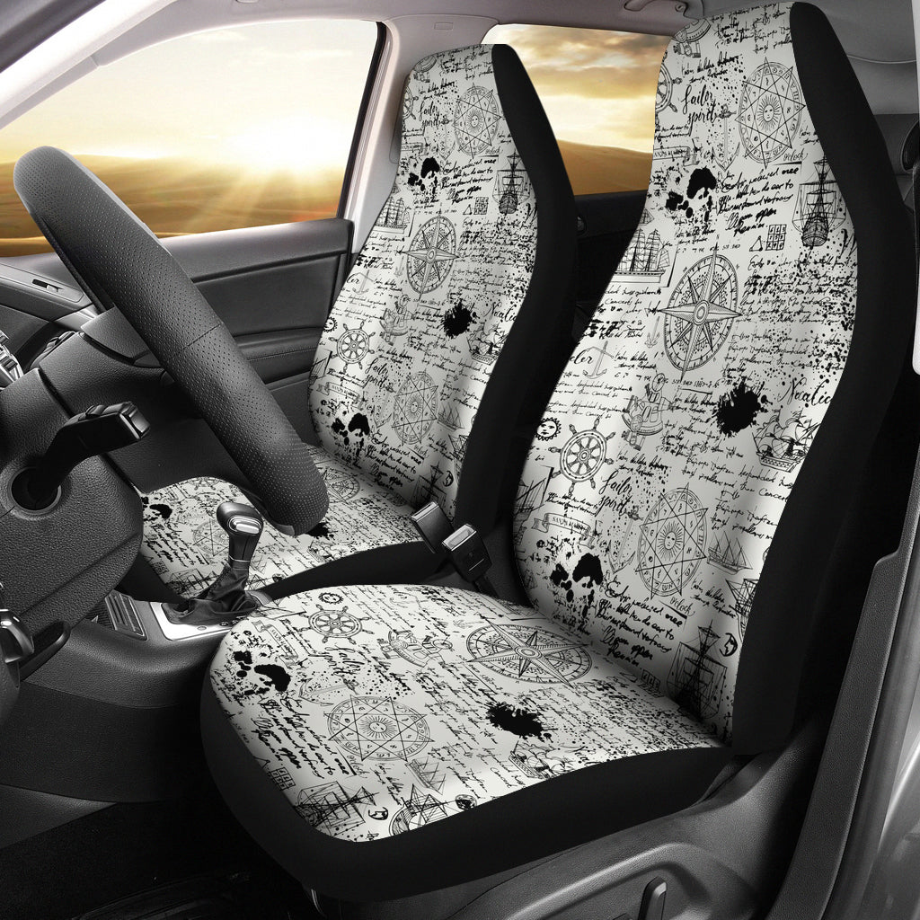 Travel, Adventure And Discovery Car Seat Covers