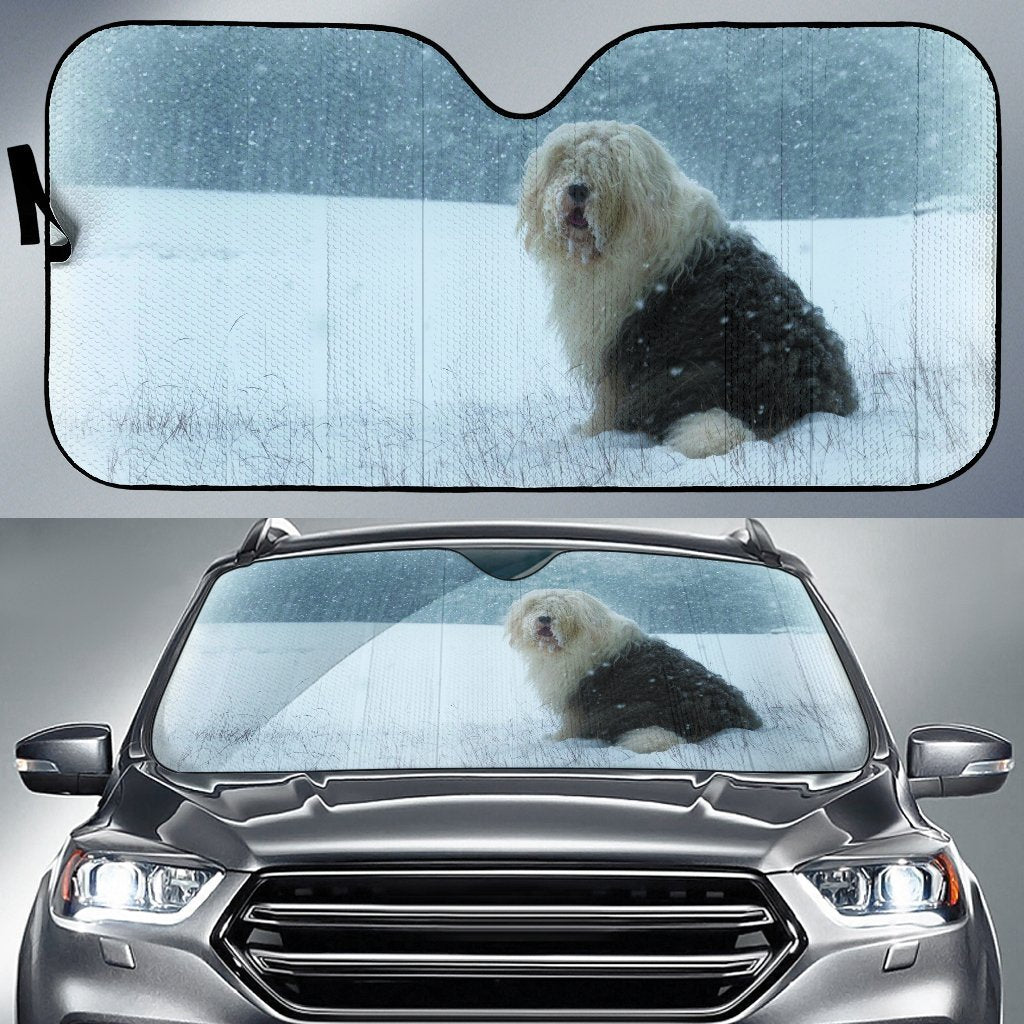 Old English Sheepdog Car Sun Shades Amazing Best Gift Ideas 2022