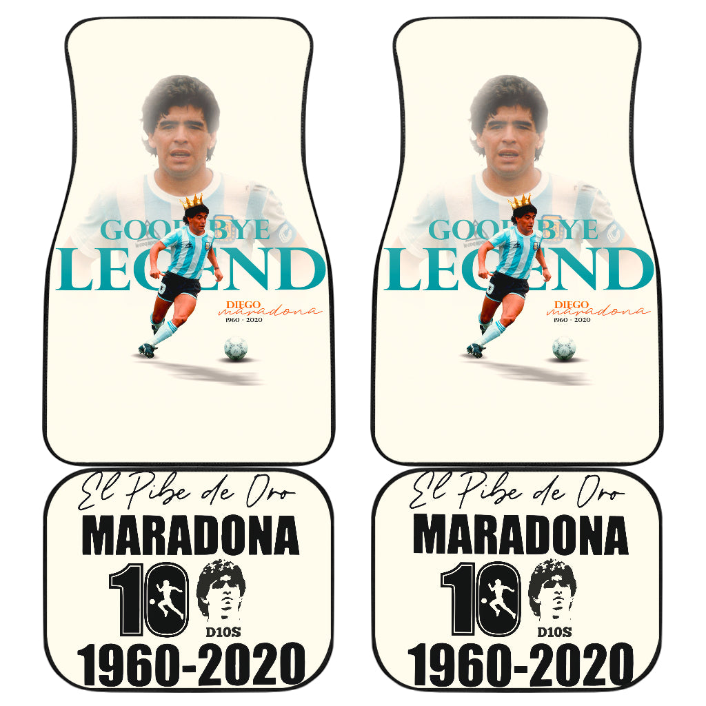 Diego Armando Maradona 10 Rip 1969 2022 22 Car Floor Mats Custom Car Accessories Car Decor 2022