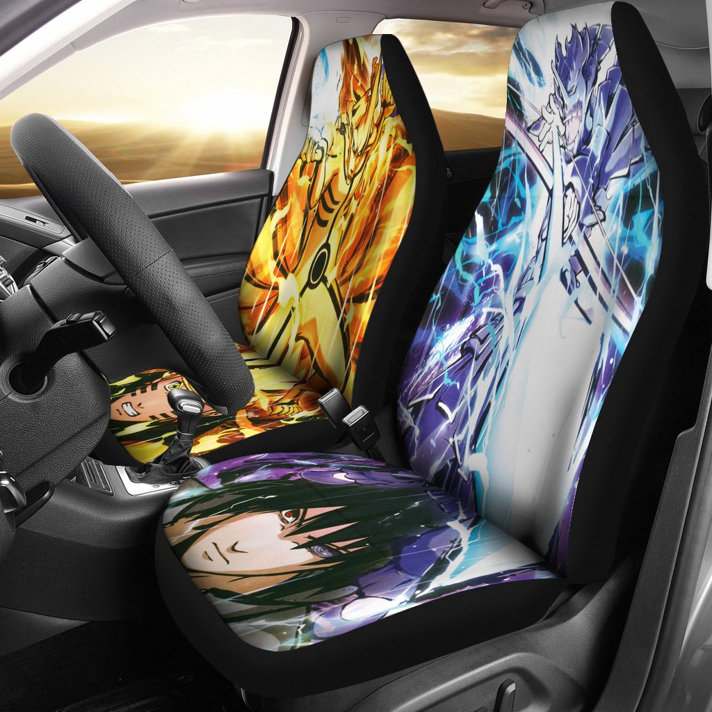 Nartuto Vs Sasuke Car Seat Covers Amazing Best Gift Idea