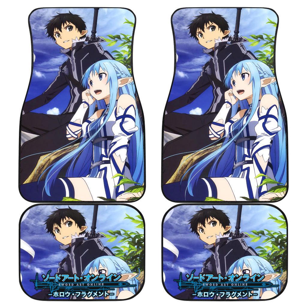 Sword Art Online Anime 2 Car Floor Mats Custom Car Accessories Car Decor 2022