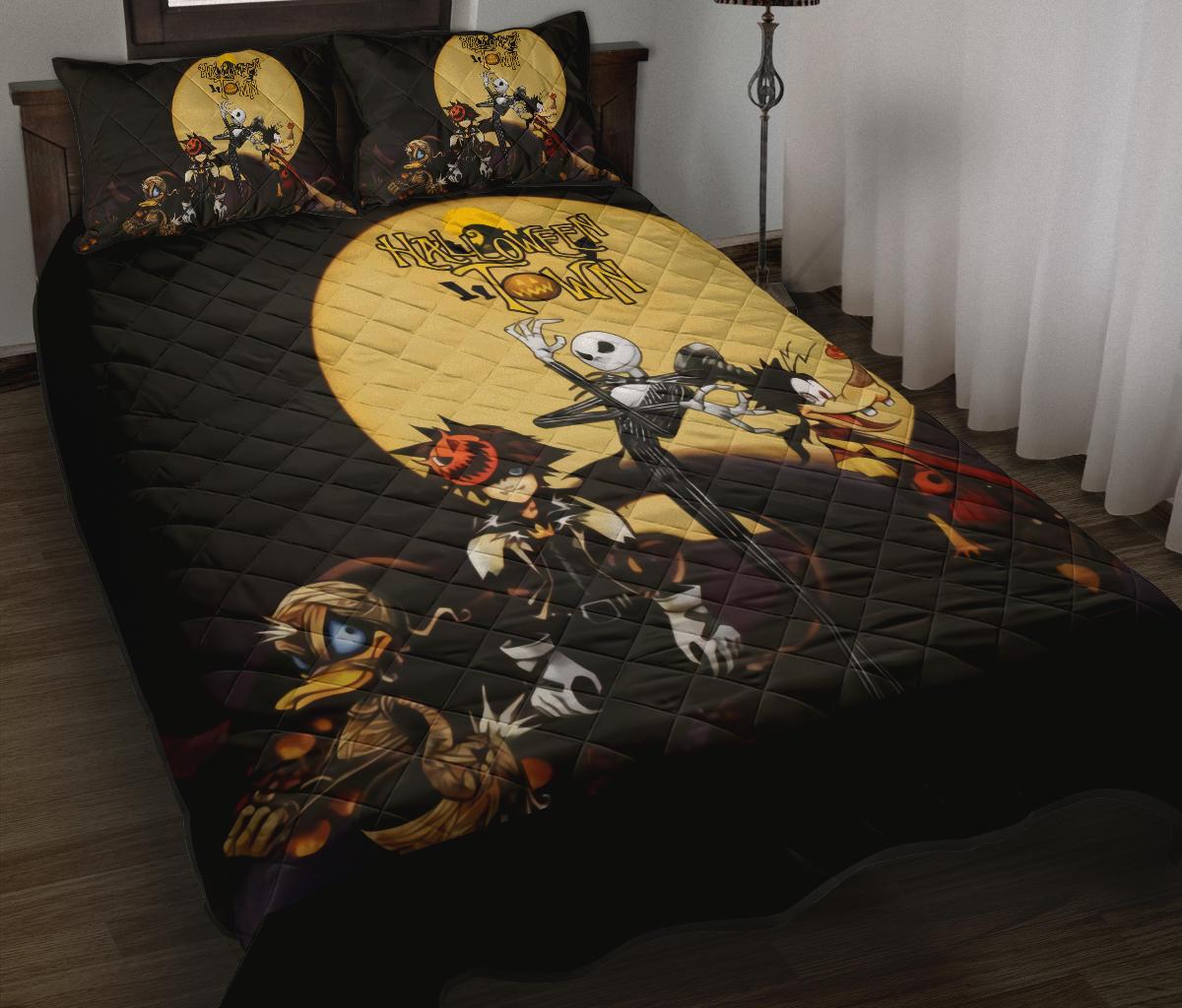 The Nightmare Before Christmas Halloween Movie Quilt Bed Set Pillow Case Amazing Decor Gift Ideas 10