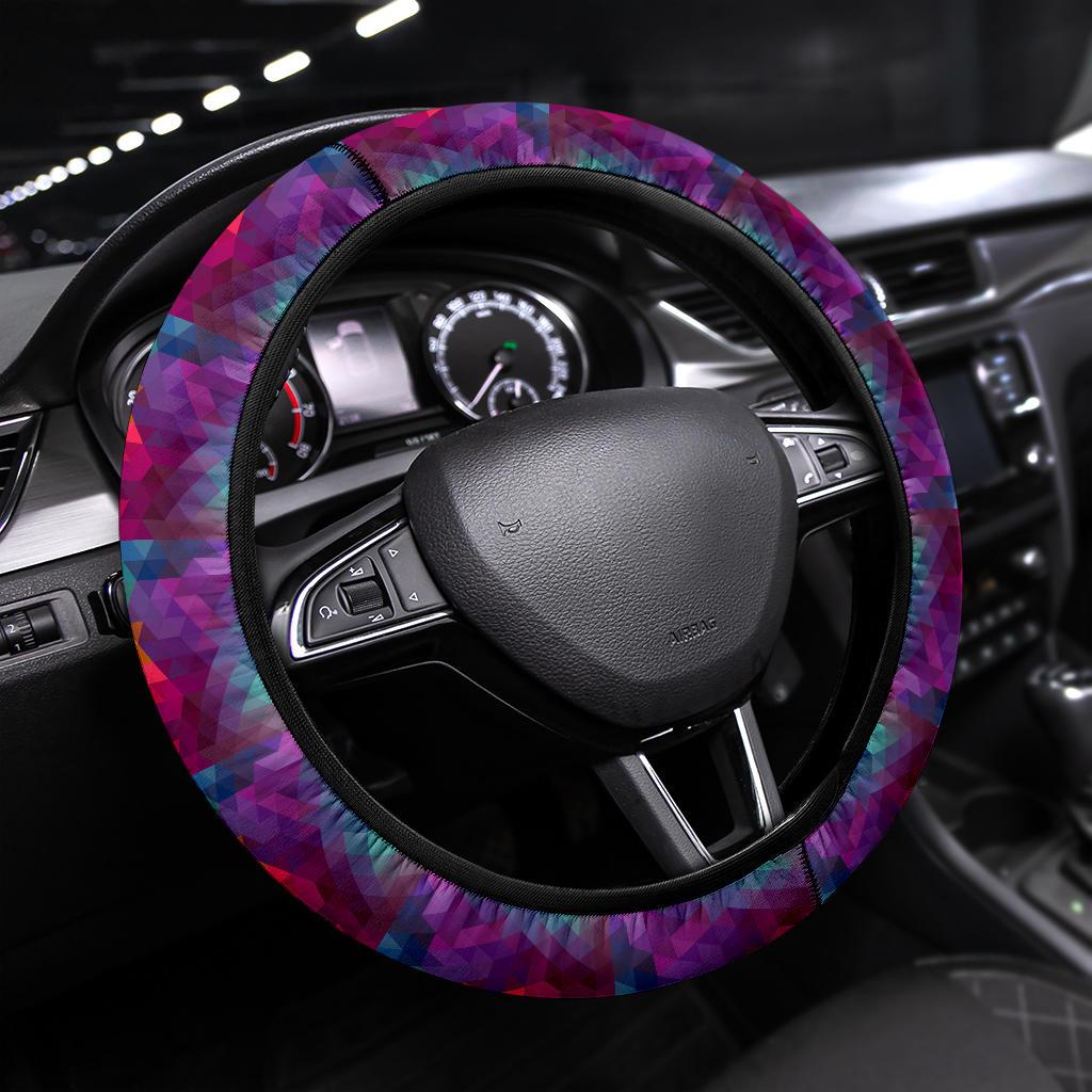 Triangle Background color Premium Car Steering Wheel Cover