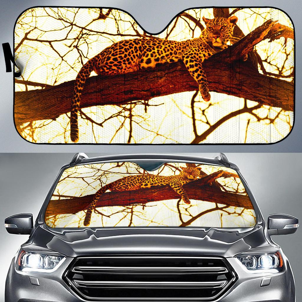 Leopard 4K Car Sun Shade Gift Ideas 2022