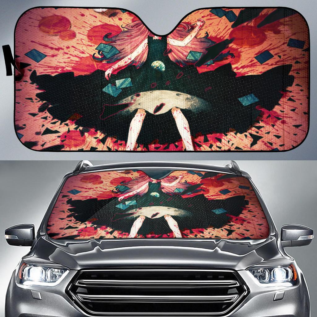 Megurine Luka Anime Girl 4K Car Sun Shade Gift Ideas 2022