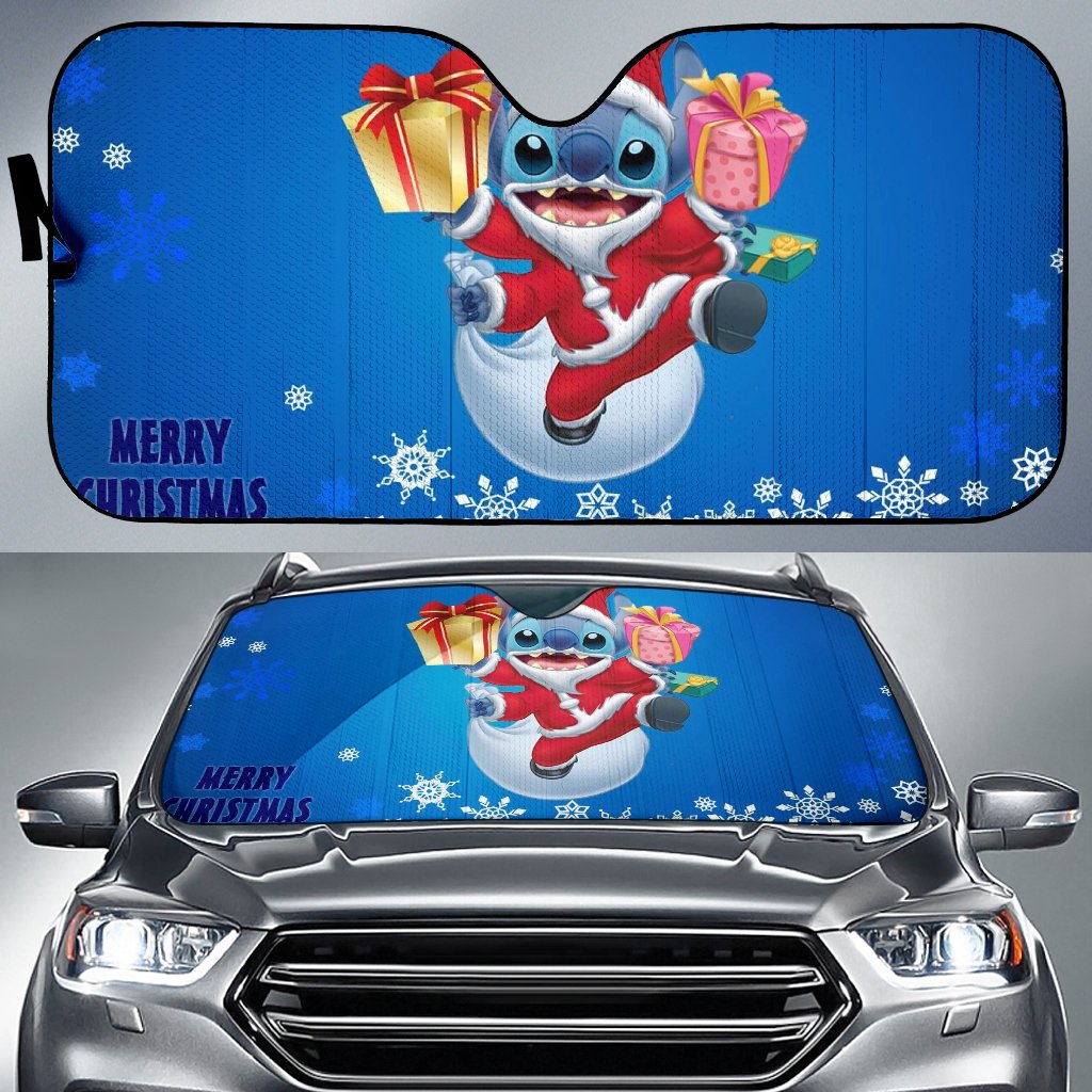 Stitch Santa Claus Christmas Sun Shade Gift Ideas 2022